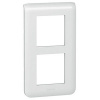 LEGRAND 078854 Декоративная рамка M45, 2Х2М, вертикальная, белая, Mosaic Rеnovation