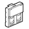 EGRAND 078603 Лицевая панель для двойного коннектора Systimax, 2М, Mosaic