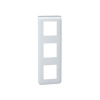 LEGRAND 079023 Декоративная рамка M45, 3Х2М, вертикальная установка, алюминиевая, Mosaic