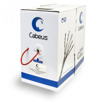 Витая пара Cabeus UTP-4P-Cat.5e-SOLID-RD