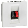 LEGRAND 078751 Розетка колонки, 2М, Mosaic