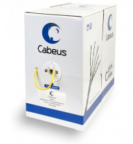 Витая пара Cabeus UTP-4P-Cat.5e-SOLID-YL