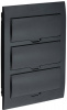 MKP13-V-36-41-K02 Корпус пластиковый встраиваемый ЩРВ-П-36 IP41 черная дверь черный IEK