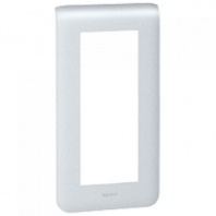 LEGRAND 079025 Декоративная рамка M45, 5М, вертикальная установка, алюминиевая, Mosaic LEGRAND 079025 Декоративная рамка M45, 5М, вертикальная установка, алюминиевая, Mosaic
