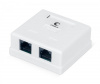 WS-8P8C-Cat.5e-2 Розетка компьютерная RJ-45, категория 5e, двойная