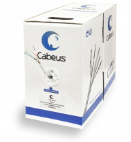 Витая пара Cabeus UTP-4P-Cat.5e-PATCH-GY