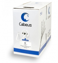 Витая пара Cabeus UTP-4P-Cat.5e-SOLID-WH