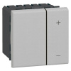 LEGRAND 079204 Светорегулятор 2-проводной, 2М, 300 Вт, без нейтрали, алюминиевый, Mosaic