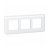 LEGRAND 078866 Декоративная рамка M45, 3Х2М, горизонтальная установка, белая, Mosaic Rеnovation