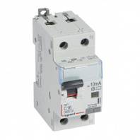 Legrand 411091 Дифференциальный автоматический выключатель(DX3) 1P+N 6А 30мА 6кА
