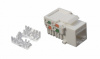 DR-5102 Розеточный модуль Keystone кат.5e, UTP, 1xRJ45, T568A/B, белый