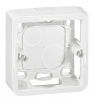 LEGRAND 080281 Коробка для накладного монтажа, 2М, глубина 40 мм, белая, Mosaic (применяется с L/80251)