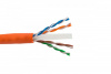 DR-141004 Витая пара Datarex категория 6,4 пары U/UTP, 23AWG (жила 0,58), LSZH (нг(А)-HF), оранжевый