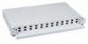 Cabeus ODF-19-24-SC Кросс бокс оптический 19" на 24 SC (LC duplex) со сплайс-кассетой, выдвижной (без пигтейлов и проходных адаптеров)
