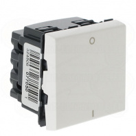 LEGRAND 077050 Выключатель 2-х полюсный, 2М, 20А, белый, Mosaic